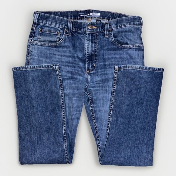 Carhartt Other - Men’s Carhartt Relaxed Fit Denim Blue Jeans 34x32